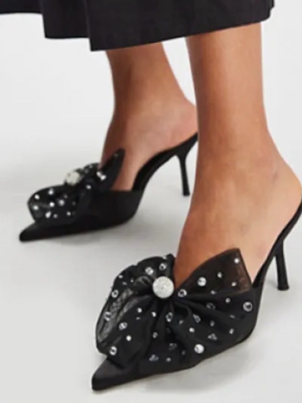 NWT Jeffrey Campbell x Free People Party Crasher Bow Heels Sz 7
